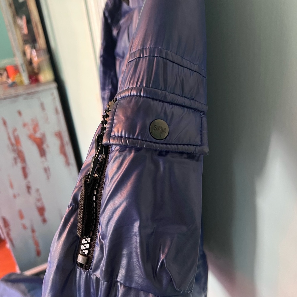 Sam Blue Puffer Jacket - Picture 2 of 4